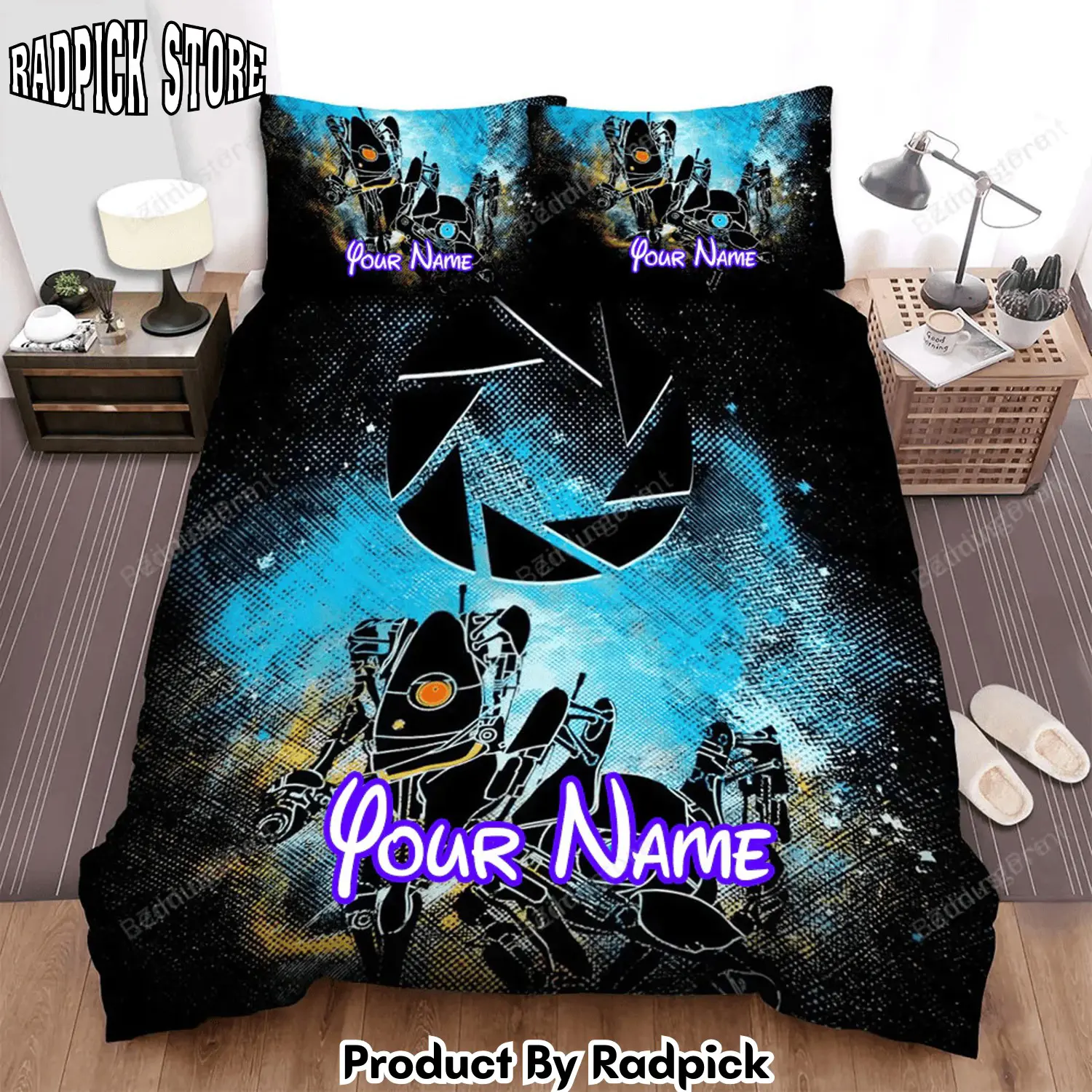 Radpick anime art a science bed sheets duvet cover personalized name bedding sets rp3278785